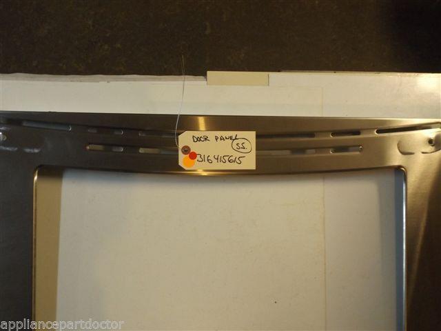KENMORE STOVE 316415615 Panel STAINLESS USED PART KENMORE STOVE 316415615 Panel STAINLESS USED PART